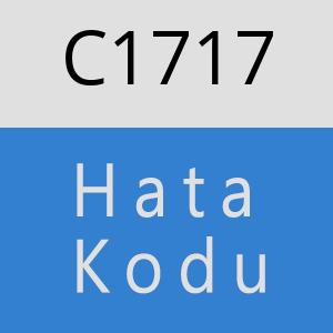 C1717 hatasi