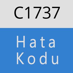 C1737 hatasi