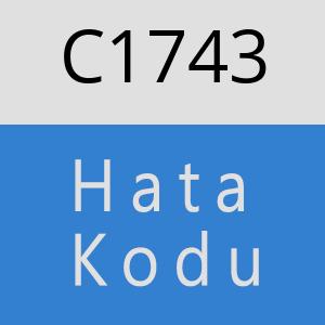 C1743 hatasi