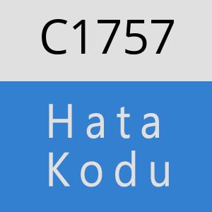 C1757 hatasi