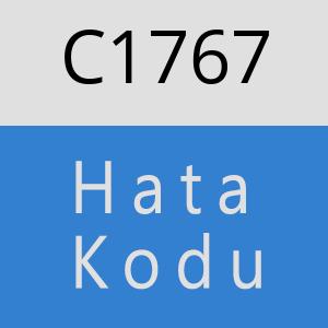 C1767 hatasi