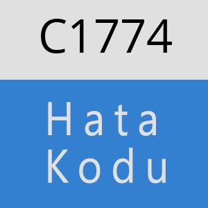 C1774 hatasi