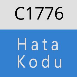 C1776 hatasi