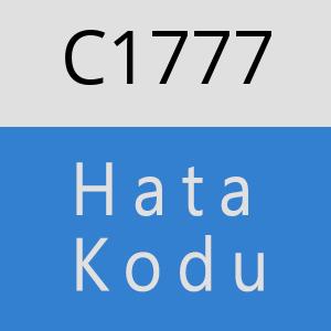 C1777 hatasi