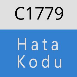 C1779 hatasi