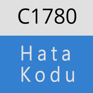 C1780 hatasi