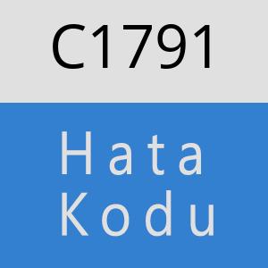 C1791 hatasi