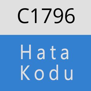 C1796 hatasi