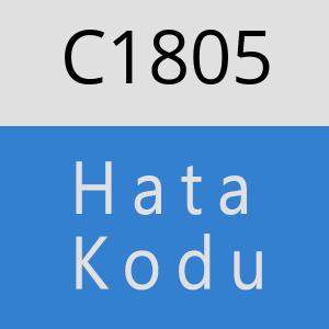 C1805 hatasi