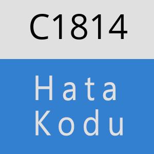 C1814 hatasi