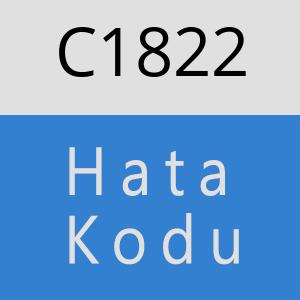 C1822 hatasi