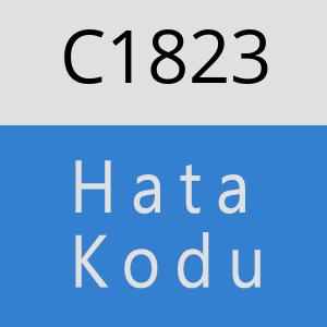 C1823 hatasi