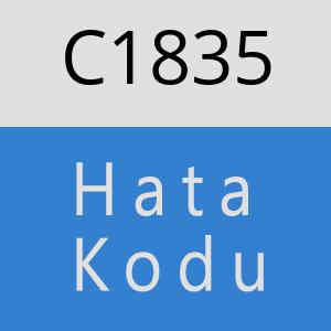 C1835 hatasi
