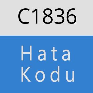 C1836 hatasi