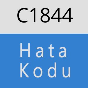 C1844 hatasi