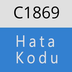 C1869 hatasi