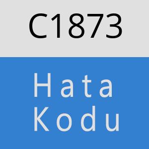 C1873 hatasi