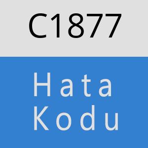 C1877 hatasi