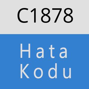 C1878 hatasi