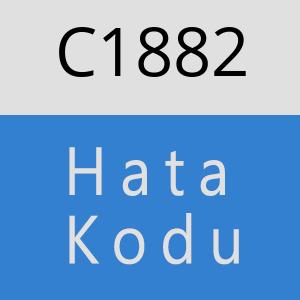 C1882 hatasi