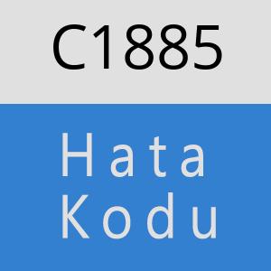 C1885 hatasi