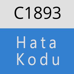 C1893 hatasi