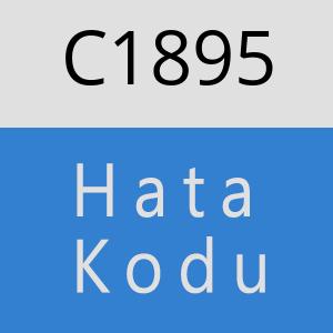 C1895 hatasi