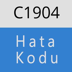 C1904 hatasi