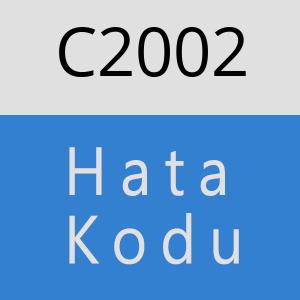 C2002 hatasi