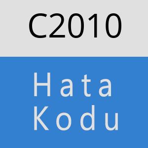 C2010 hatasi