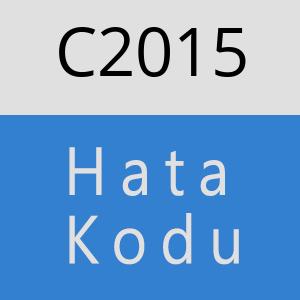 C2015 hatasi