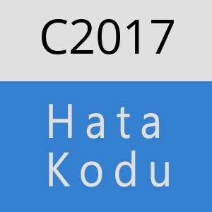 C2017 hatasi