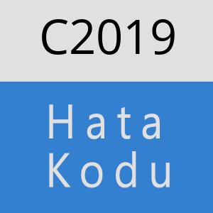 C2019 hatasi