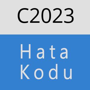 C2023 hatasi