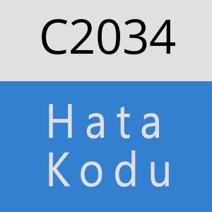 C2034 hatasi