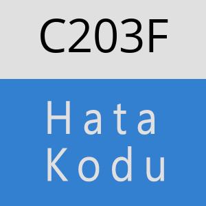 C203F hatasi
