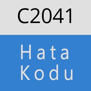 C2041 hatasi