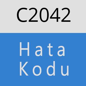 C2042 hatasi