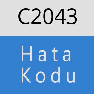 C2043 hatasi