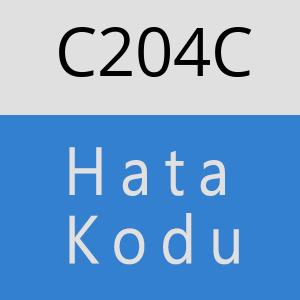 C204C hatasi