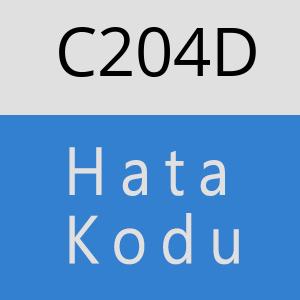 C204D hatasi