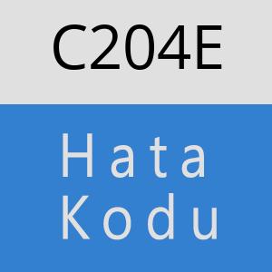 C204E hatasi