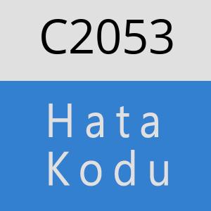 C2053 hatasi