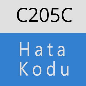 C205C hatasi