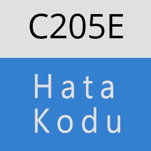 C205E hatasi