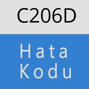 C206D hatasi