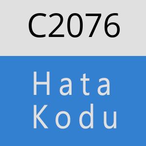 C2076 hatasi