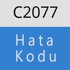 C2077 hatasi