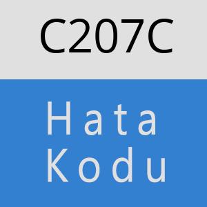 C207C hatasi