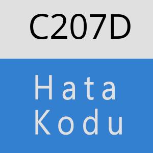 C207D hatasi